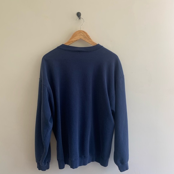 Vintage Nike Crewneck sweatshirt 90s blue swoosh - Picture 3 of 6